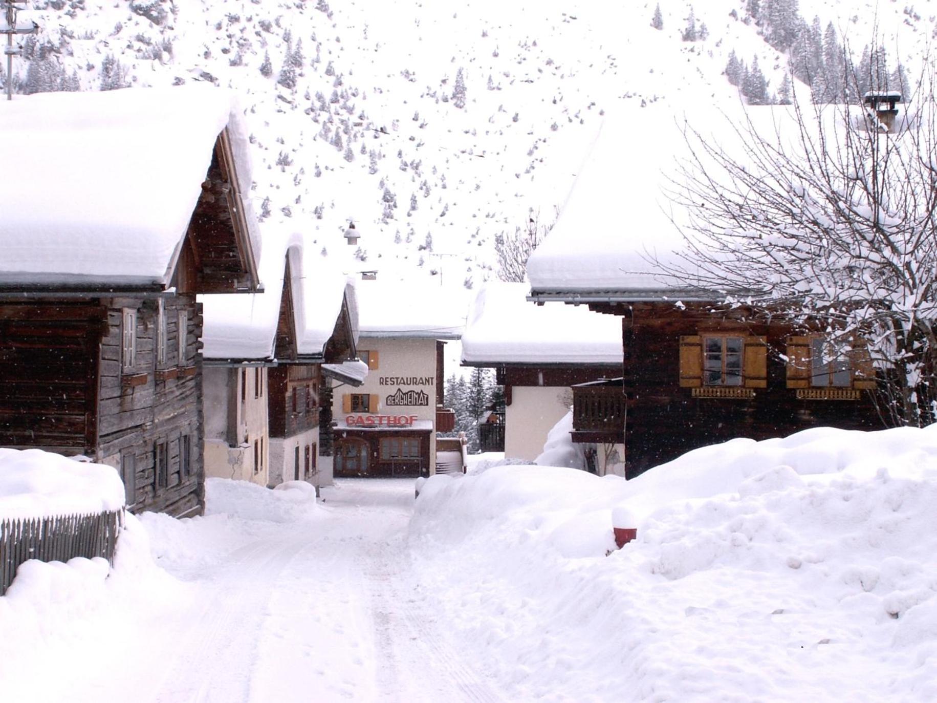 Gasthof Bergheimat Boden Bagian luar foto